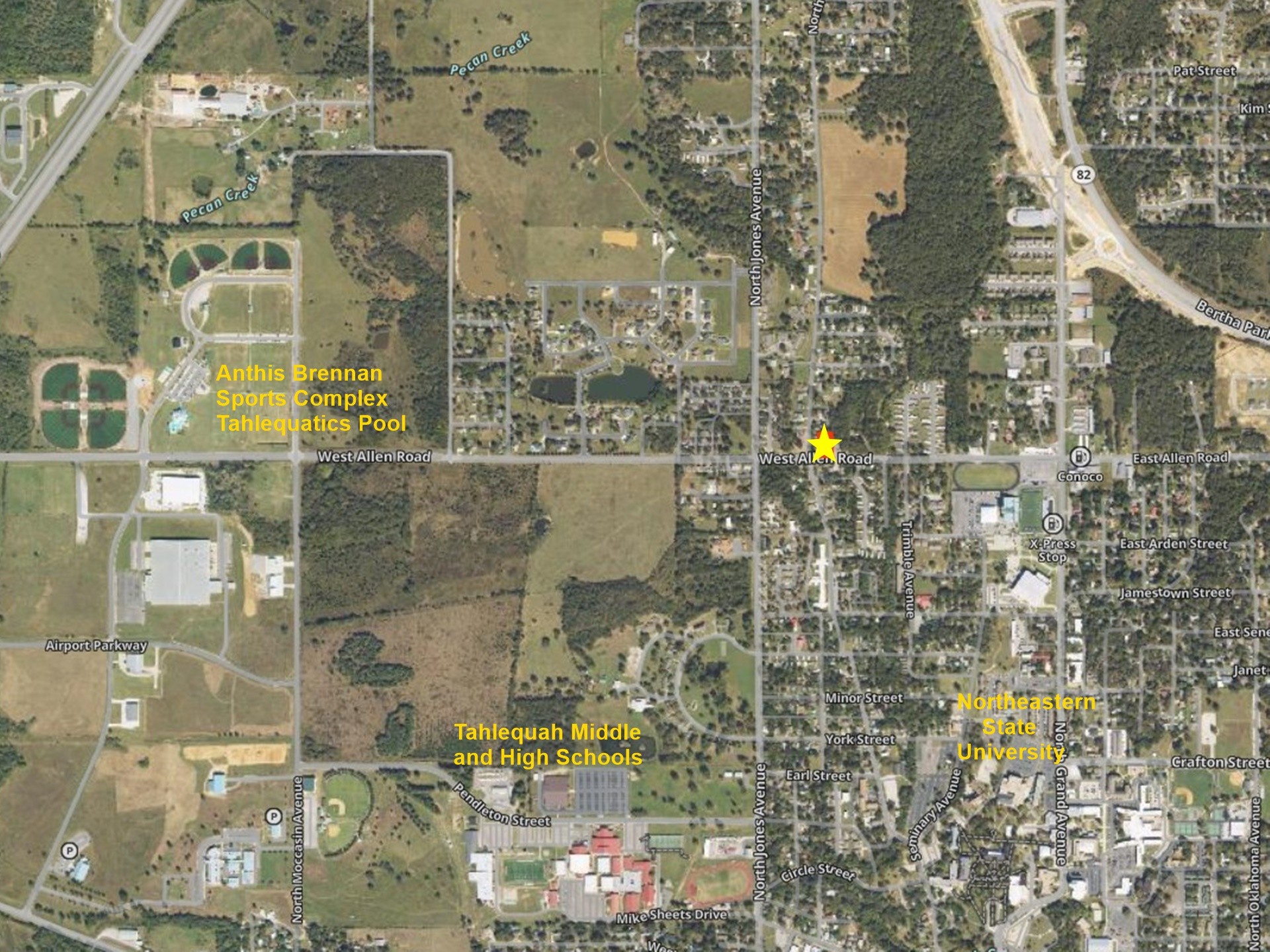 420 W Allen Road Tahlequah OK 74464