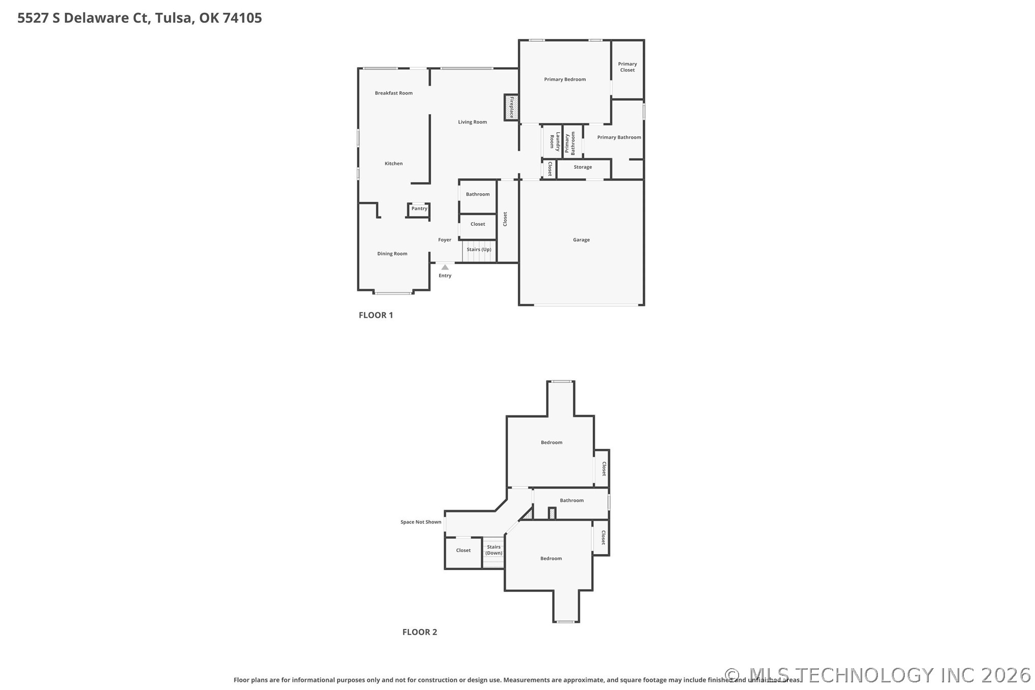 5527 S Delaware Court Tulsa OK 74105