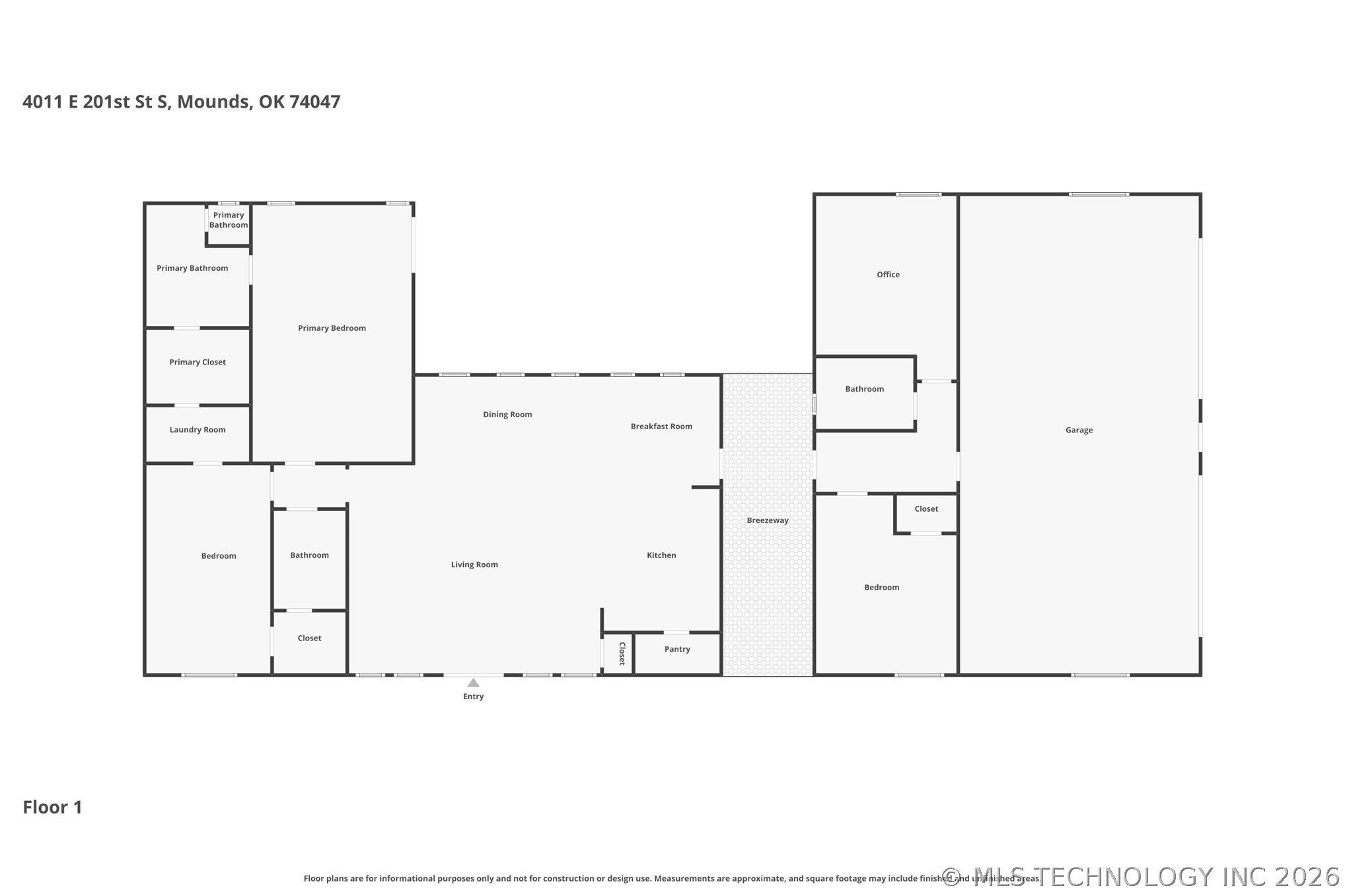 4011 E 201st Street S Mounds OK 74047