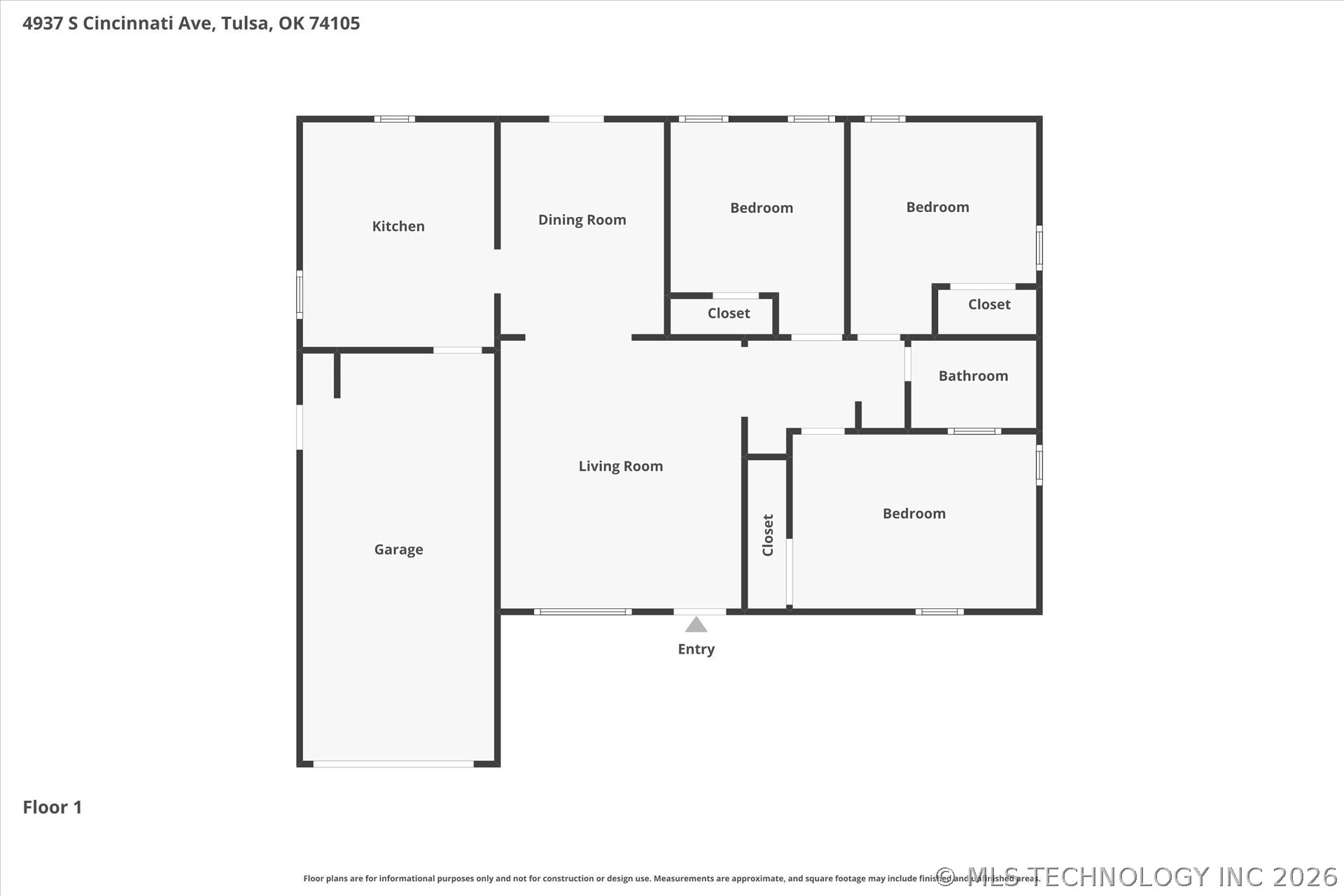 4937 S Cincinnati Avenue Tulsa OK 74105