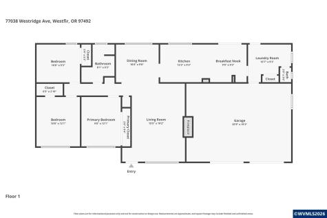 77038 Westridge Avenue Westfir OR 97492