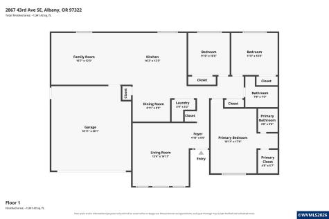 2867 43rd Avenue SE Albany OR 97322