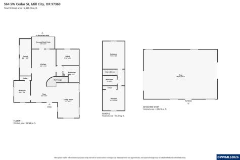 564 SW Cedar Street Mill City OR 97360