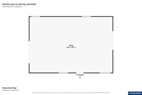 564 SW Cedar Street Mill City OR 97360