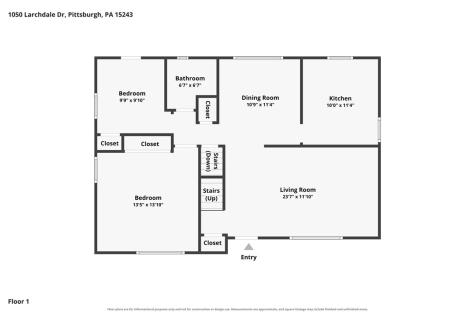 1050 Larchdale Drive Mt Lebanon PA 15243