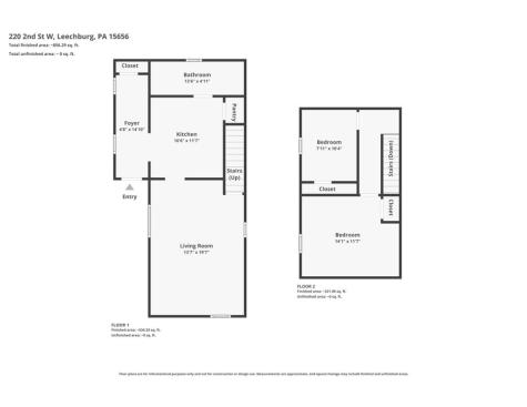 220 2nd Street W Leechburg PA 15656