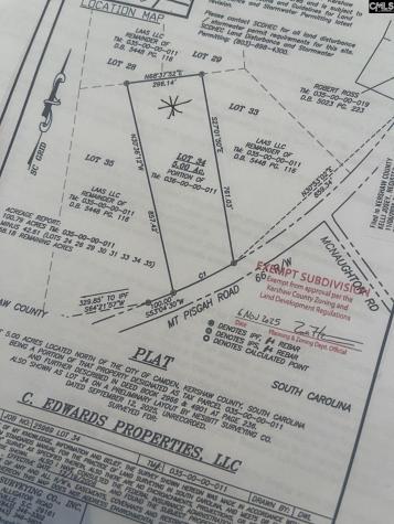 Mount Pisgah Road Kershaw SC 29067