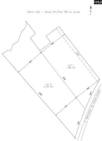 0 S Bethlehem Road Lot 2 Batesburg SC 29006