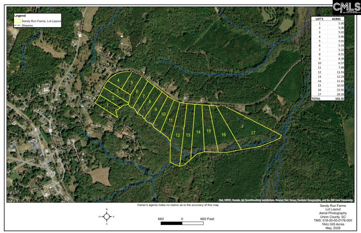 Tbd Elford Grove Road Road 15 Jonesville SC 29353