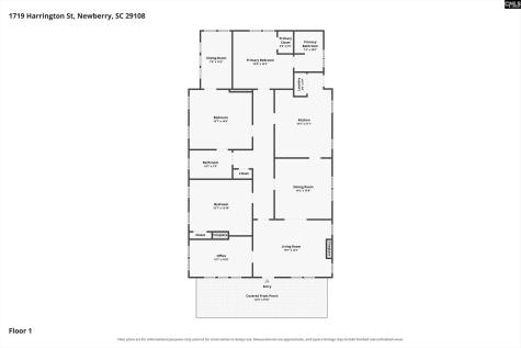 1719 Harrington Street Newberry SC 29108