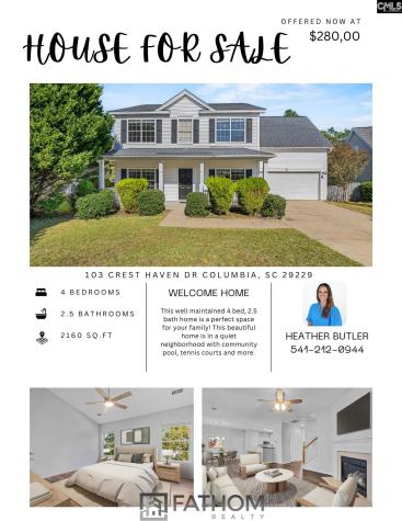 103 Crest Haven Drive Columbia SC 29229