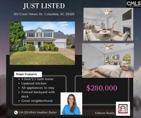 103 Crest Haven Drive Columbia SC 29229