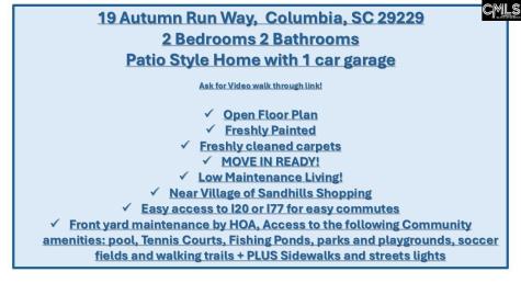 19 Autumn Run Way Columbia SC 29229