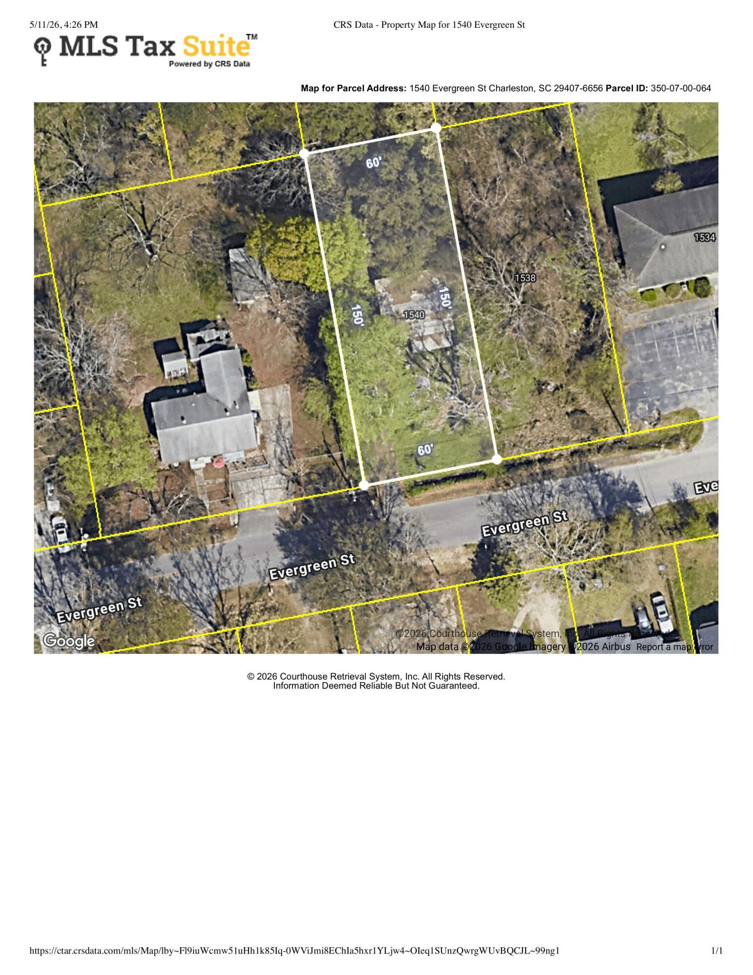 1540 Evergreen Street Charleston SC 29407