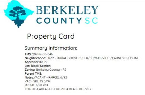 0 Garcia Lane Moncks Corner SC 29461