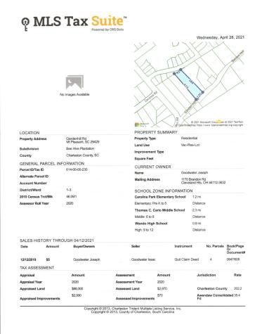 3774 Garden Hill Road Mount Pleasant SC 29466