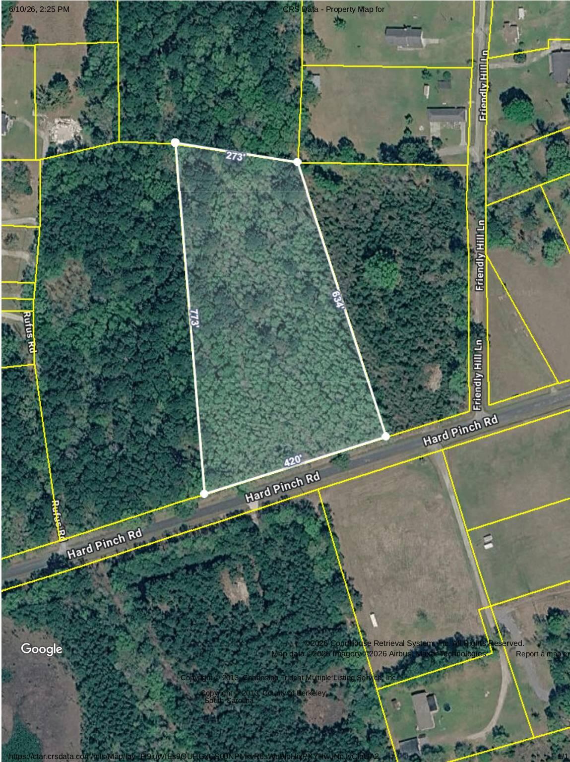 0 Hard Pinch Road Moncks Corner SC 29461