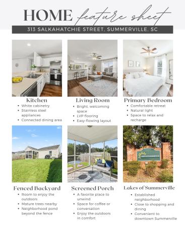 313 Salkahatchie Street Summerville SC 29485