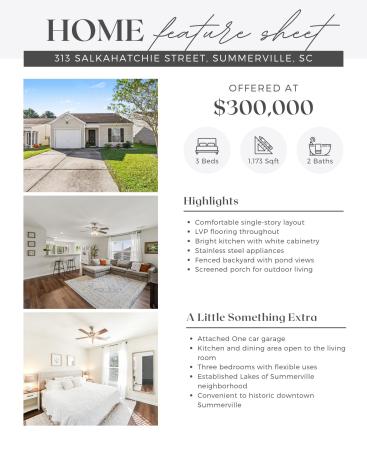 313 Salkahatchie Street Summerville SC 29485