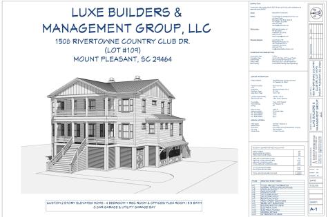 1508 Rivertowne Country Club Drive Mount Pleasant SC 29466