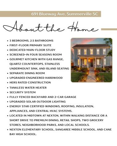 691 Blueway Avenue Summerville SC 29486