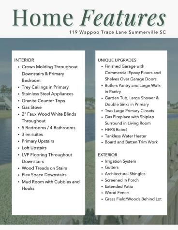 119 Wappoo Trace Lane Summerville SC 29486