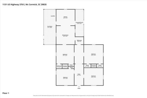 1131 Highway 378 E Mccormick SC 29835