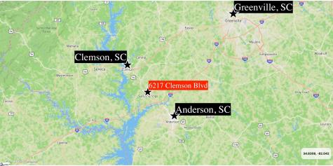 6217 Clemson Boulevard Pendleton SC 29670
