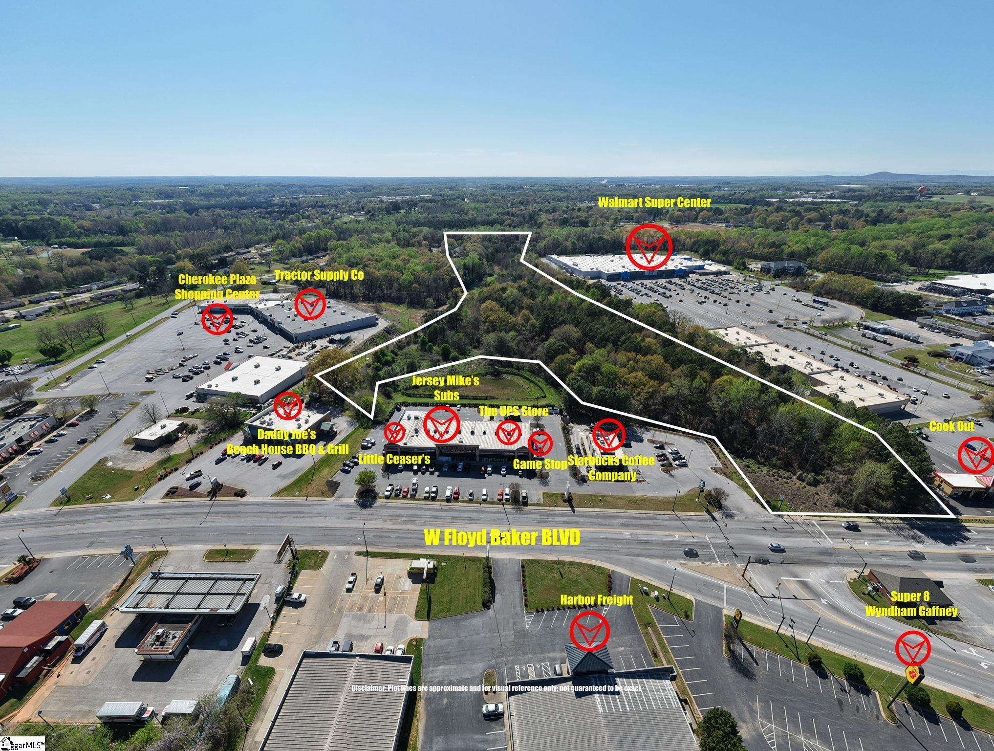 0 W Floyd Baker Boulevard Gaffney SC 29341