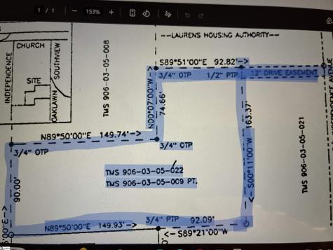 00 Oakwood Drive Laurens SC 29360