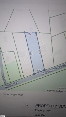 0 Roddy Road Campobello SC 29322