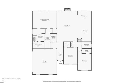 3443 Oneal Church Road Greer SC 29651