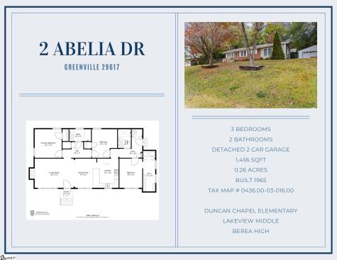 2 Abelia Drive Greenville SC 29617