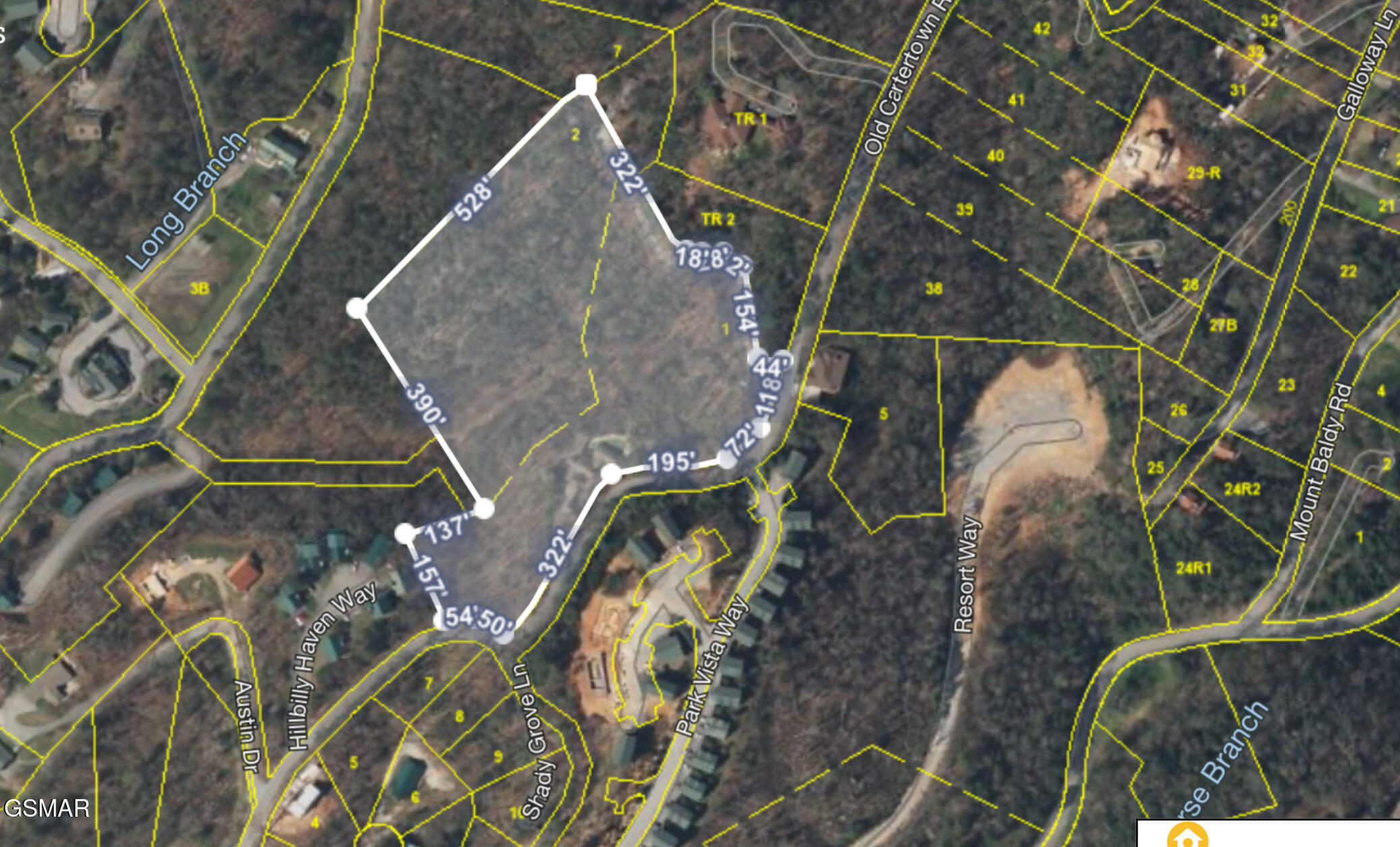 Lot 3 Old Cartertown Road (4.49 Acres) Road Gatlinburg TN 37738