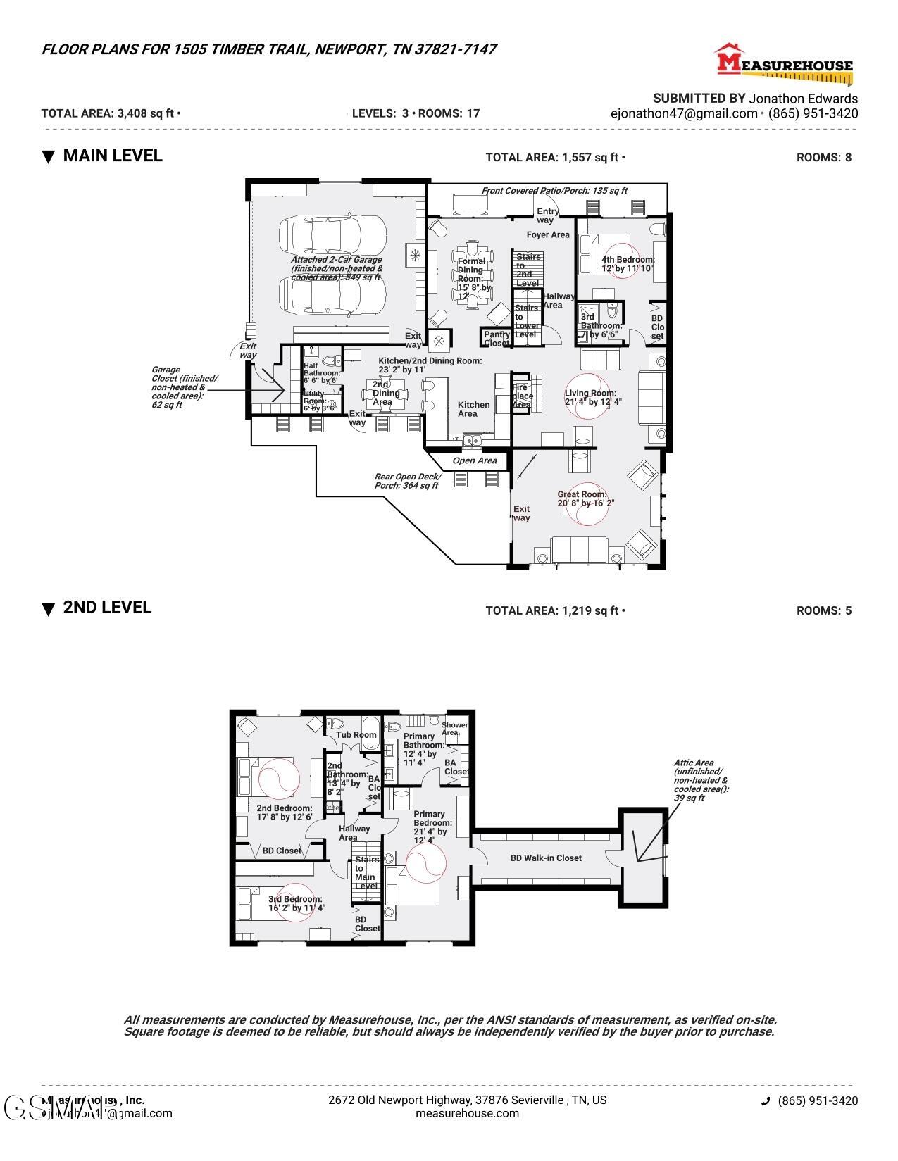 1505 Timber Trail Newport TN 37821