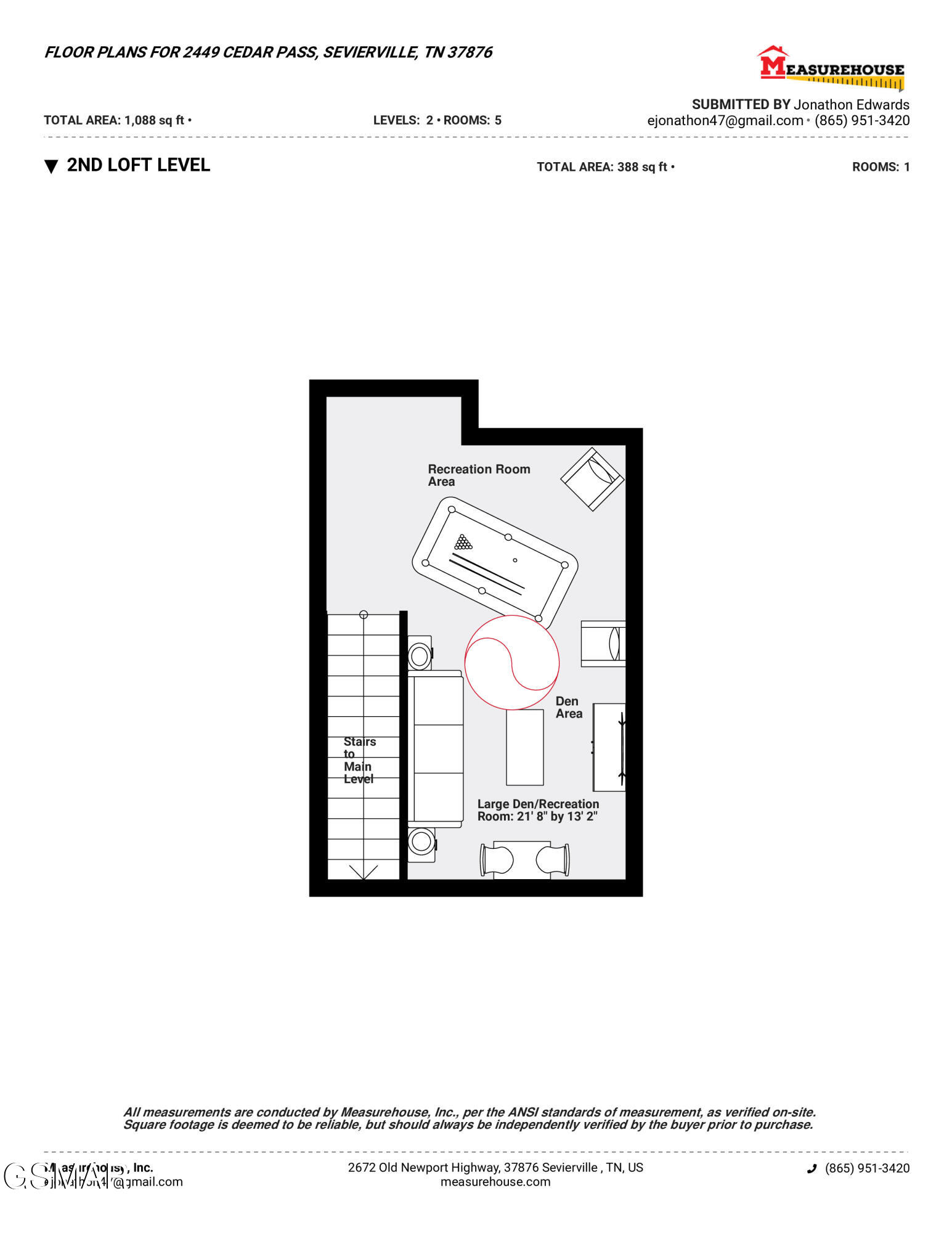 2449 Cedar Pass Sevierville TN 37876