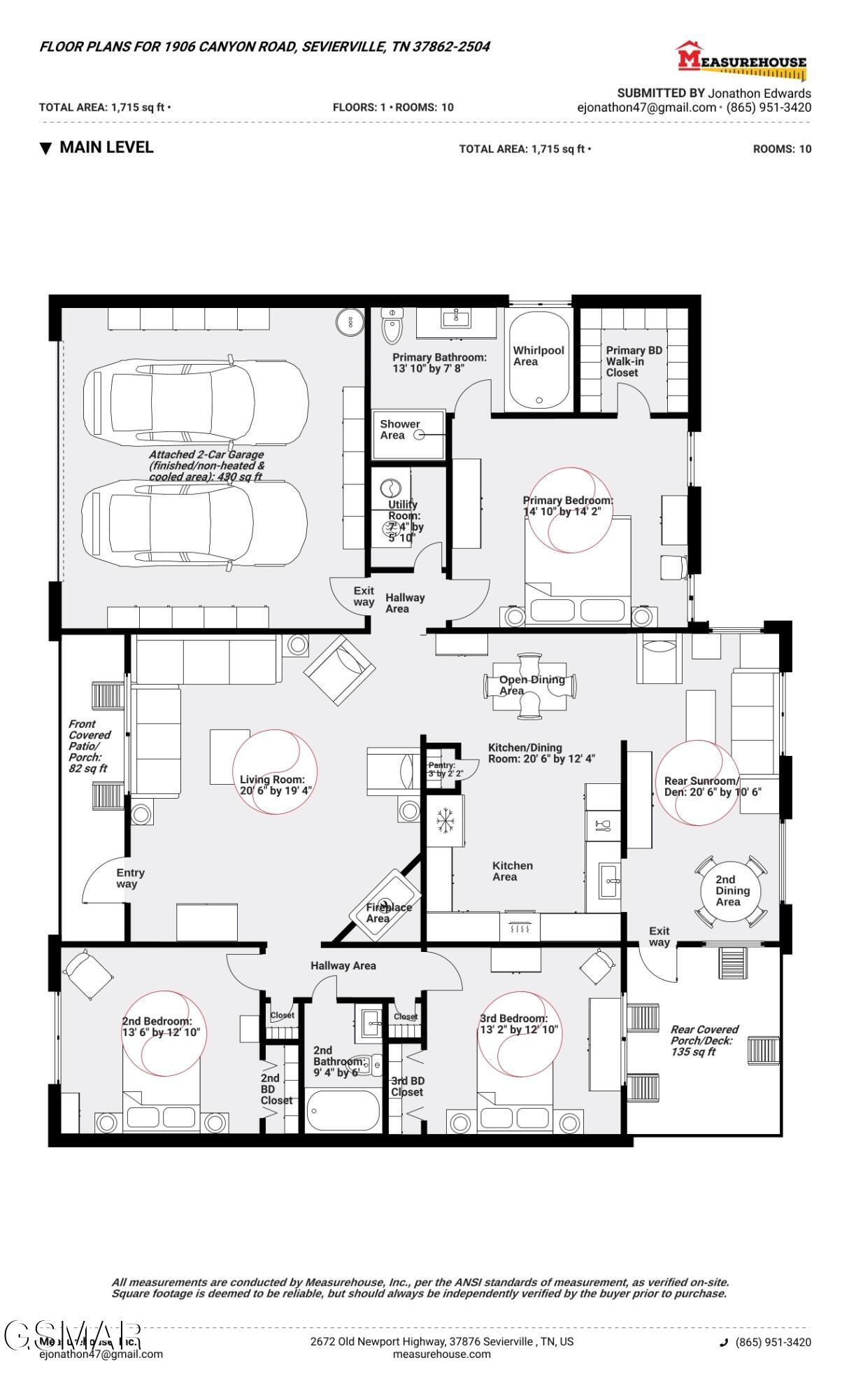 1906 Canyon Road Sevierville TN 37862