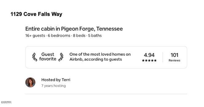 1129 Cove Falls Way Pigeon Forge TN 37863