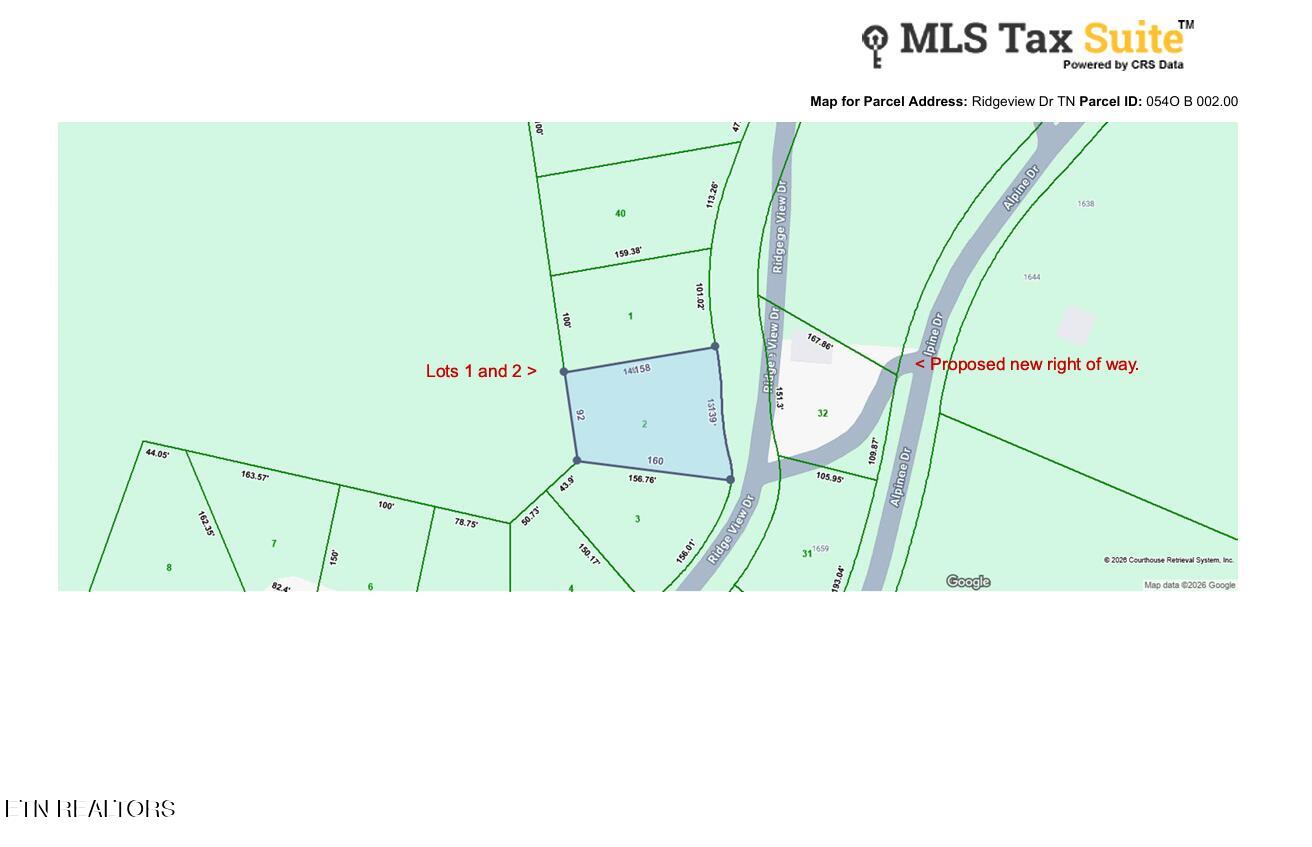 Lot 1 & 2 Ridgeview Drive Sevierville TN 37876