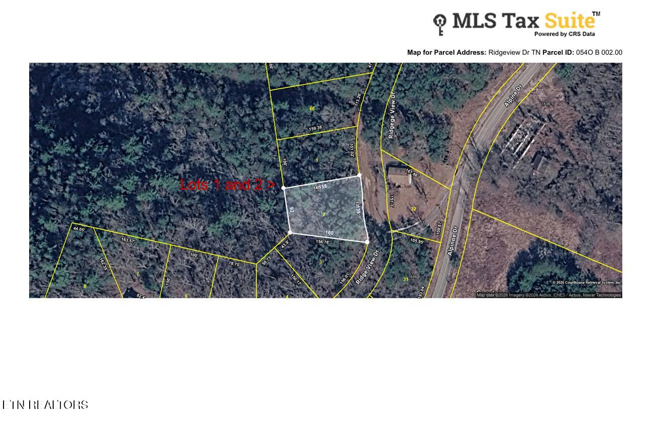 Lot 1 & 2 Ridgeview Drive Sevierville TN 37876