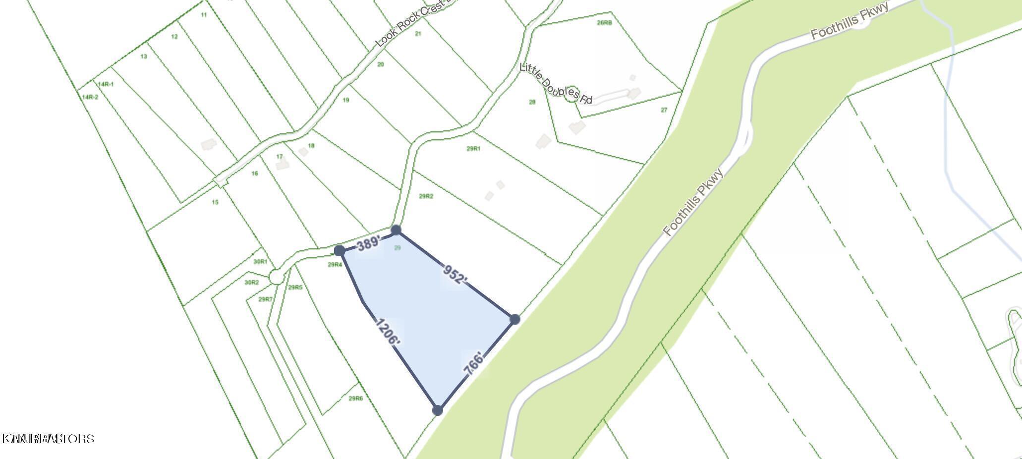 Tract 29r3 Chilhowee Mountain Trail Maryville TN 37803