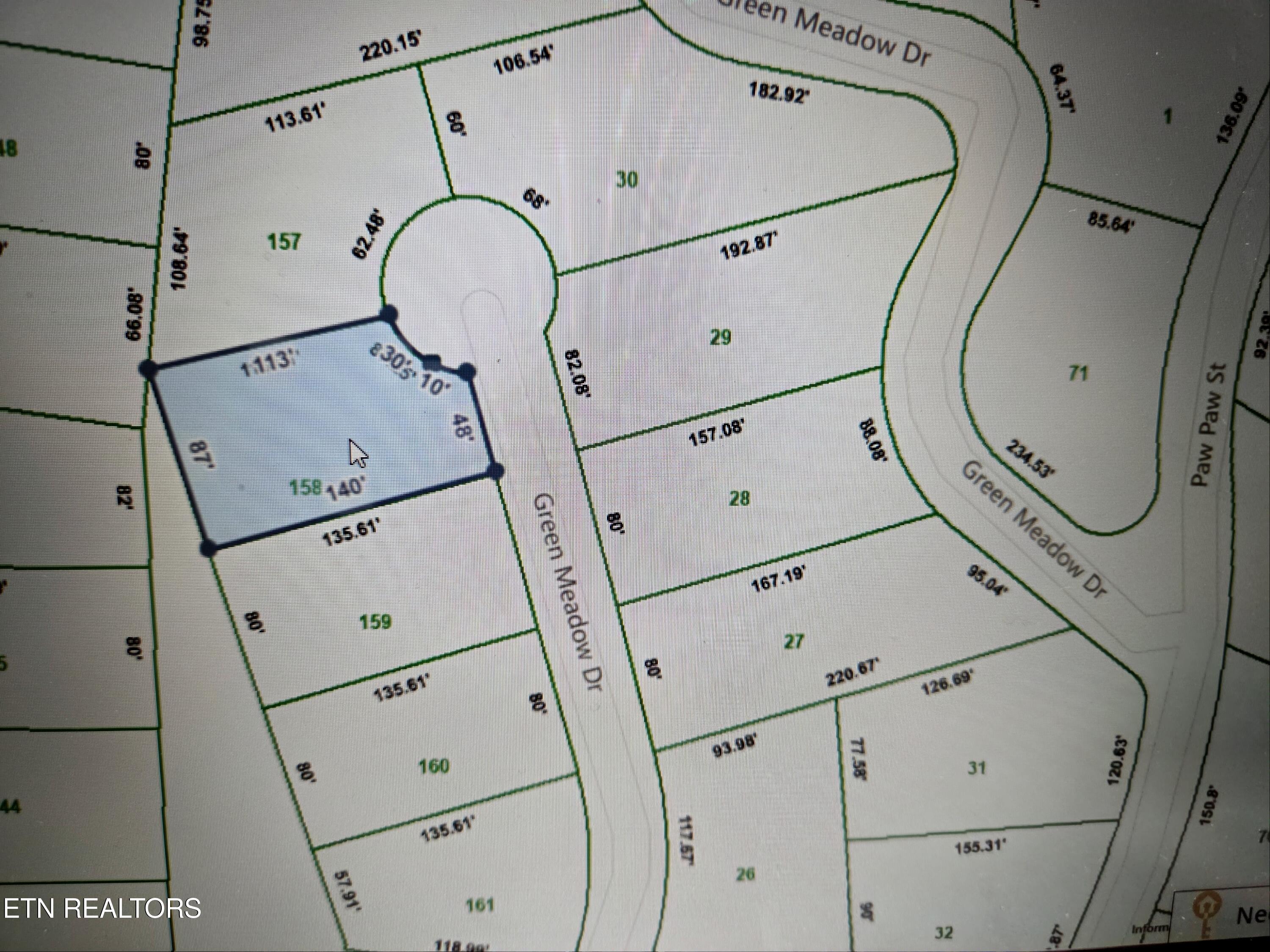 Lot 158 Green Meadow Drive Sevierville TN 37876