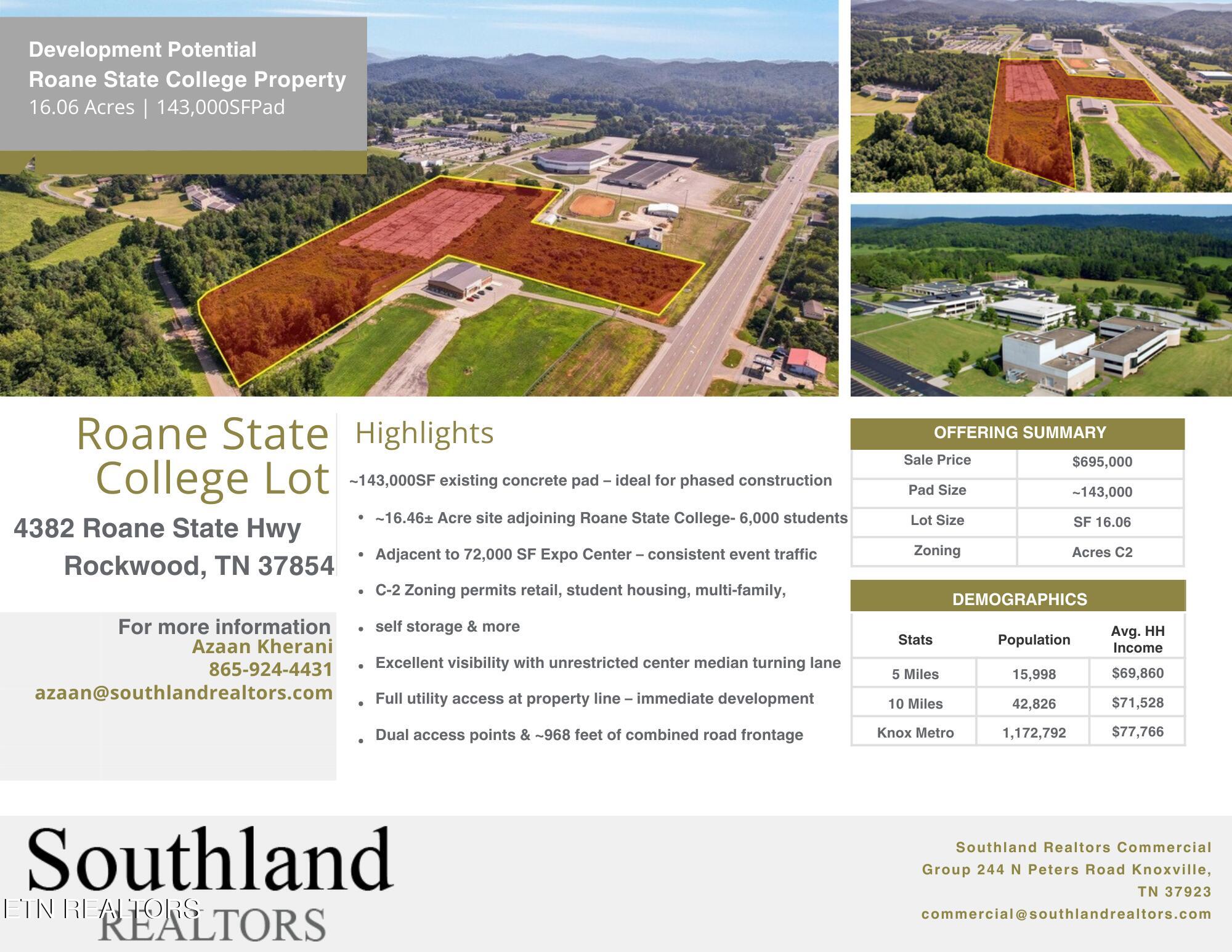 4382 Roane State Highway Rockwood TN 37854