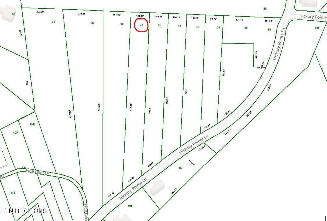 Lot 35 Hickory Pointe Lane Maynardville TN 37807