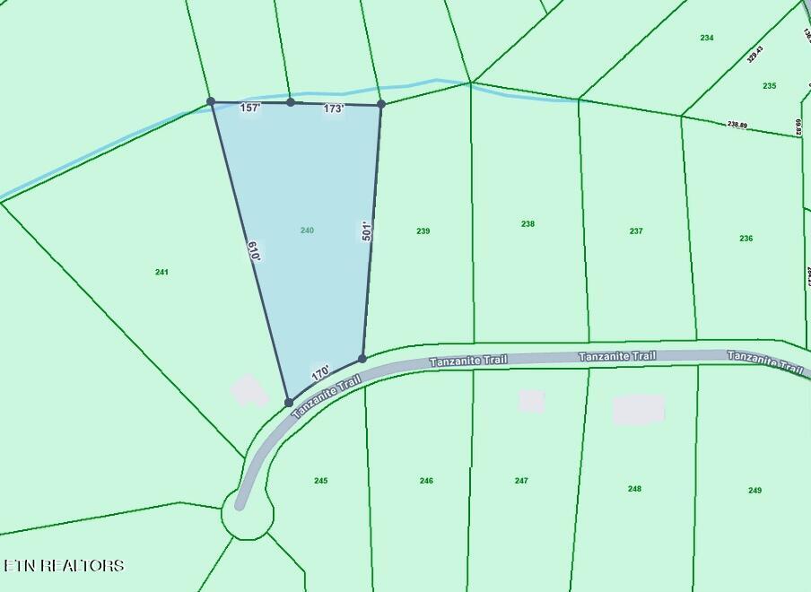 Lot 240 Tanzanite Trail New Tazewell TN 37825