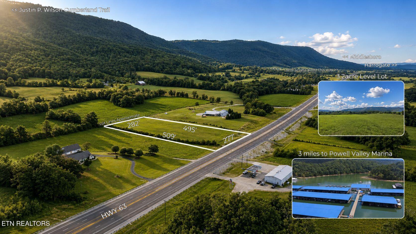 3.2ACRES Tennessee 63 Speedwell TN 37870
