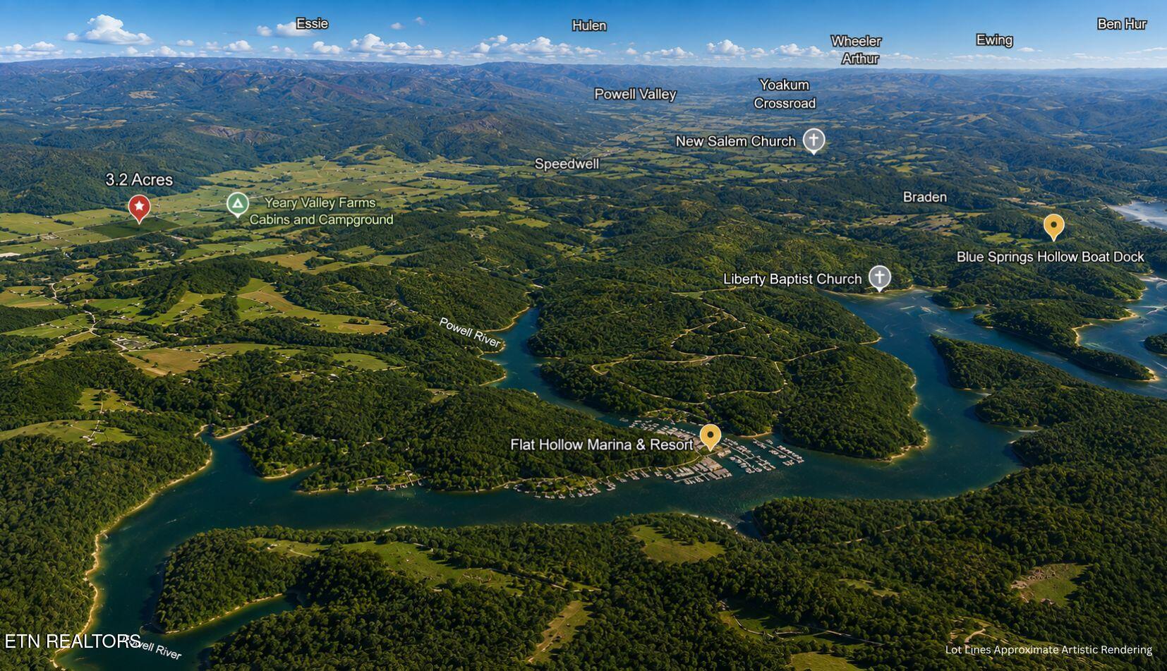 3.2ACRES Tennessee 63 Speedwell TN 37870