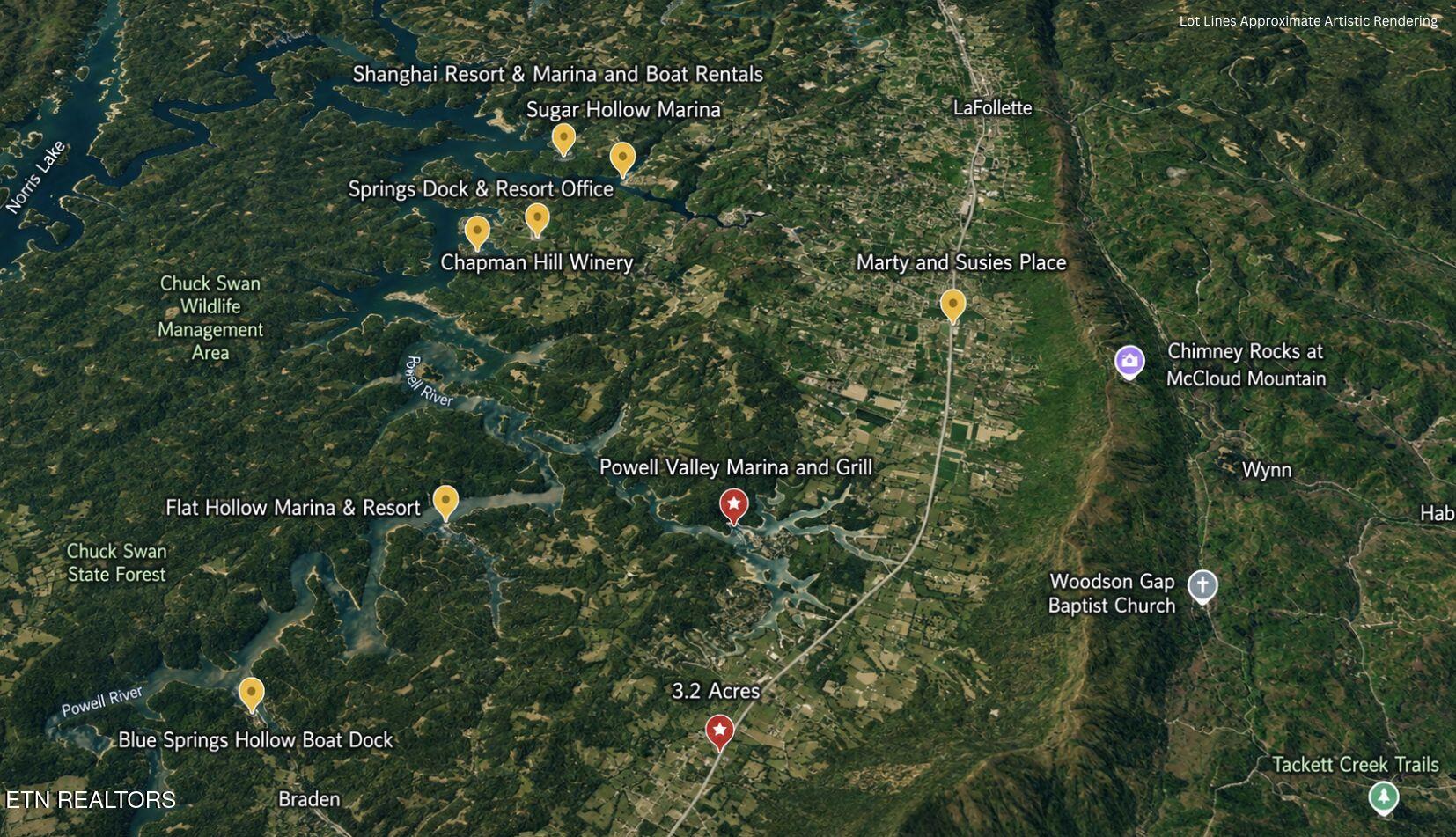 3.2ACRES Tennessee 63 Speedwell TN 37870