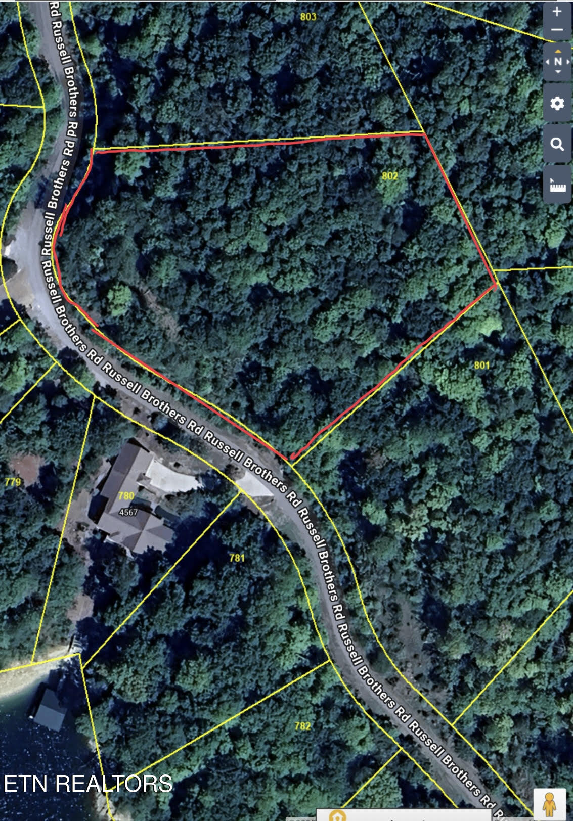 Russell Brothers Road Sharps Chapel TN 37866