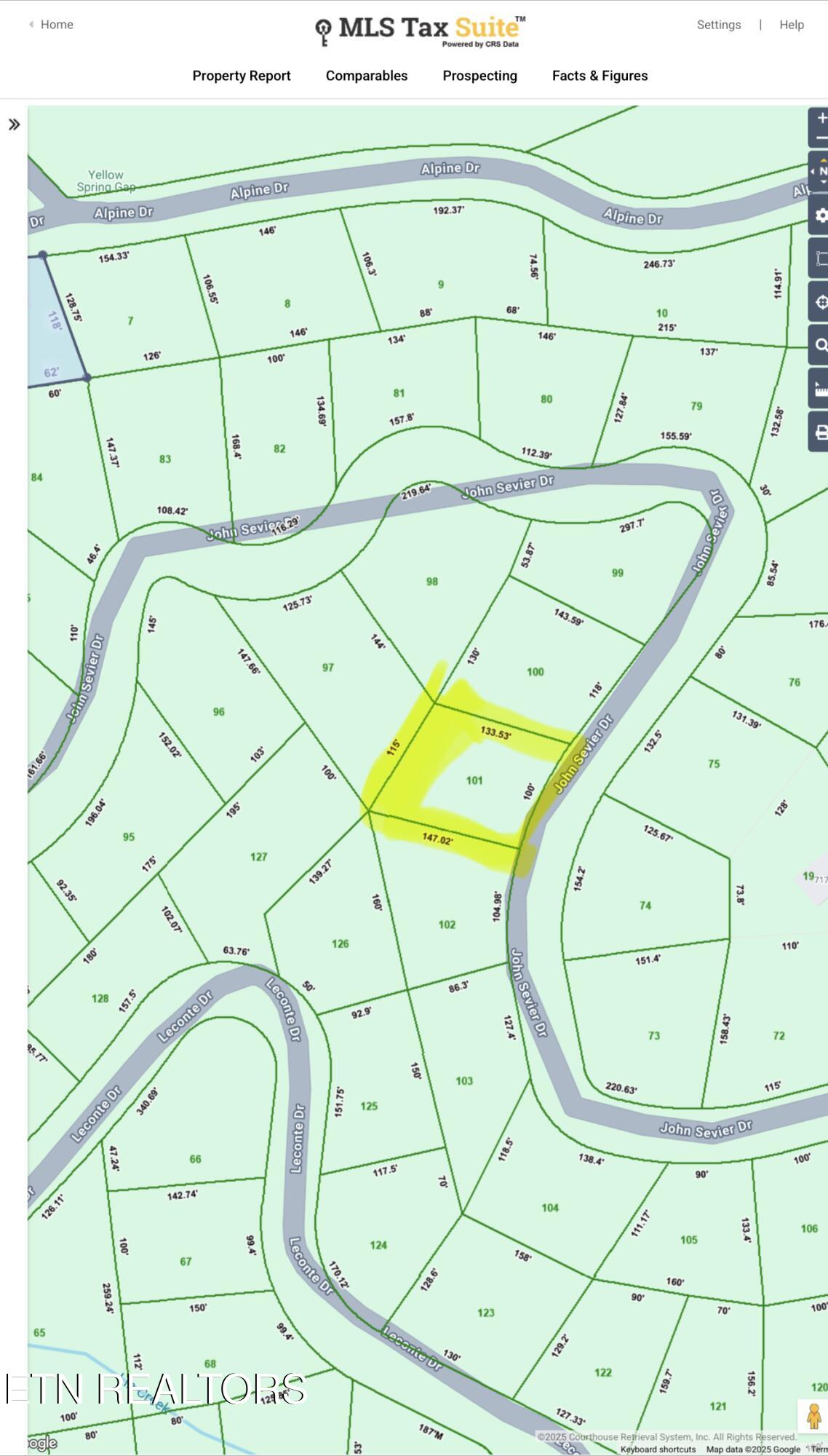 Lot 101 John Sevier Drive Sevierville TN 37876